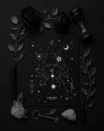 Cancer Zodiac Constellation Silver Foil Wall Art Print, Celestial Horoscope Decor, Astrology Star Sign, Black Minimal Gift - thumbnail 1