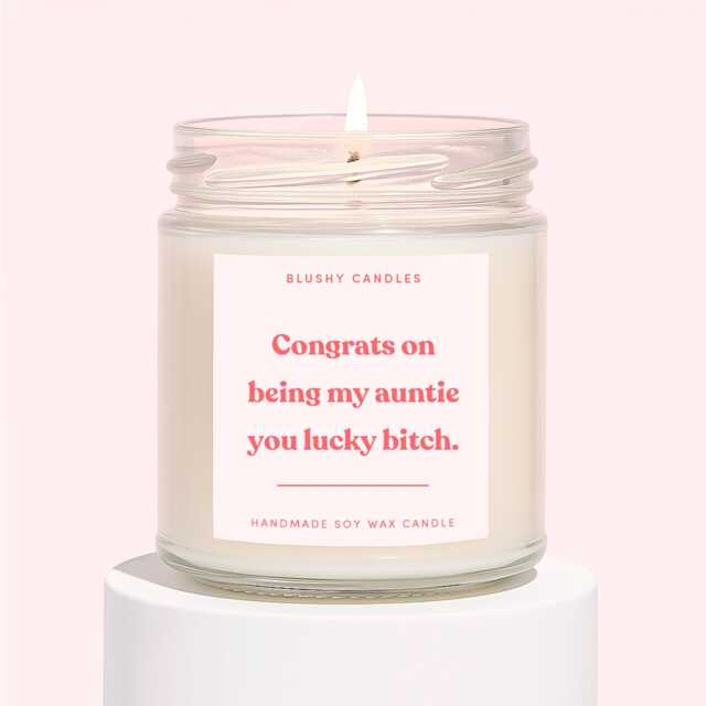 Auntie Gifts, Funny Gifts For A Aunt, Candle, Candle Special - image 1