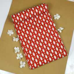 Hand Block Print Cotton Fabric Kids Fish Design, By The Yard - thumbnail 3