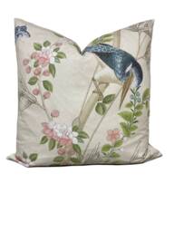 Schumacher Brighton Pavilion Alabaster Cushion Cover Pillow Double Sided - thumbnail 1
