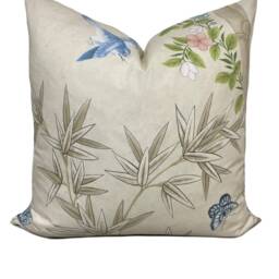 Schumacher Brighton Pavilion Alabaster Cushion Cover Pillow Double Sided - thumbnail 2