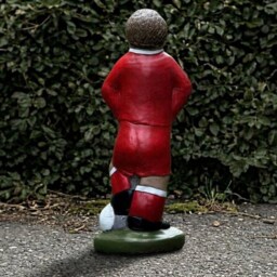 Football Player Statue Concrete Athlete Sculpture Soccer Garden Decoration Sports Lover Gift Outdoor Man Ornament Fan - thumbnail 4
