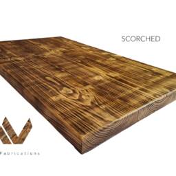 Handmade Industrial Coffee Table Reclaimed Wood & Steel - thumbnail 3