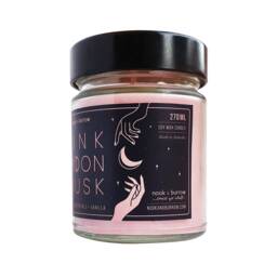 Pink Moon Musk - Nook & Burrow Soy Wax Gift Candle - thumbnail 3