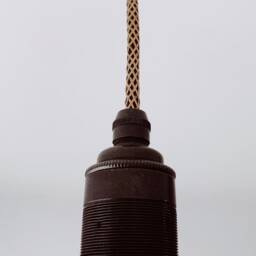 Pewter Single Drop Pendant Light - Without Bulb - thumbnail 3
