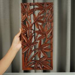 Tree Wall Decor, Art, Wooden Statue, Handmade, Nature, Wood Carving, Home Hand Carved, Living Room Memorial Gift - thumbnail 3