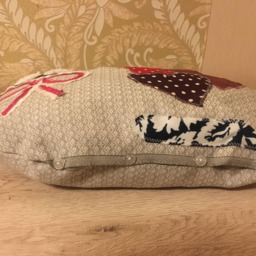 Decorative Cat Pillow Cotton Kids Throw Pillow With Dried Herbs - thumbnail 2