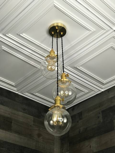 Rendon 3 Light 6 Inch Globe Hanging Pendant - image 1