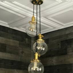 Rendon 3 Light 6 Inch Globe Hanging Pendant - thumbnail 2