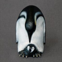 Signed Penguin Bronze Sculpture Limited Edition Aquatic Art - thumbnail 2