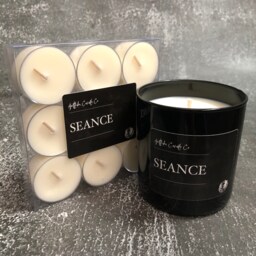 Seance Scented Soy Candle, Gothic Ethereal Fragrance, 9-Ounce - thumbnail 3