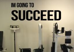 Im Going To Succeed Self Motivation Quote Gym Vinyl Decal Workout Fitness Wall Sticker Sport Home Interior Graphics 44(Fgm - thumbnail 1