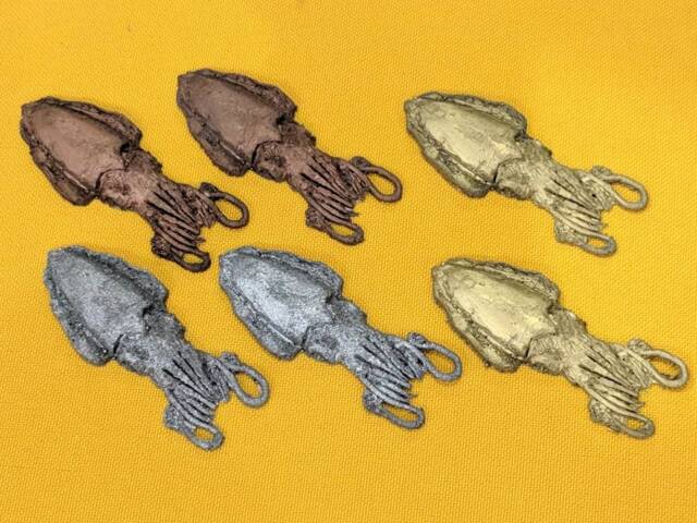 Cuttlefish Menuki - Charm