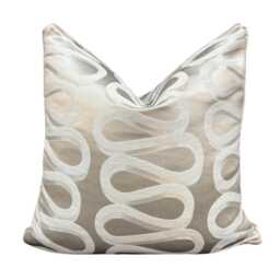 Luxury Designer 3D Silver Grey Contemporary Cushion Pillow Throw Sofa Cover - thumbnail 1