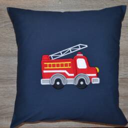 Fire Brigade Pillow 40 X cm, Fire Pillow, With & Name, Name Brigade, Birth - thumbnail 2