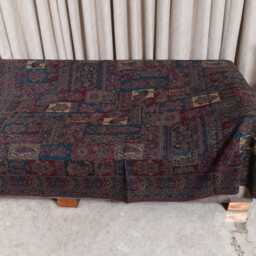 Luxury Boiled Pure Merino Wool Reversible Sofa Or Bed Throws For Ultimate Comfort & Style - Classic Indian Paisley in Multicolour - thumbnail 2