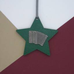 Piano Accordion Christmas Decoration - Ornament Music Gift Lover Charm - thumbnail 3