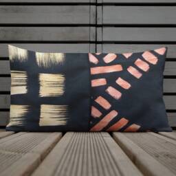 Black Decorative Pillow Modern Accent Throw Pillow - thumbnail 3
