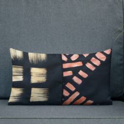 Black Decorative Pillow Modern Accent Throw Pillow - thumbnail 2