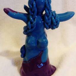 Blue & Purple River Maiden Goddess - thumbnail 2