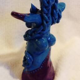 Blue & Purple River Maiden Goddess - thumbnail 4