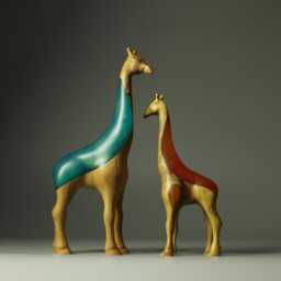 Duo Giraffe Composition - 14+15 - thumbnail 1