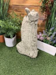Stone Garden Large Welcome Frog Statue Ornament - thumbnail 1
