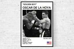 Oscar De La Hoya Boxing Poster Semi-Gloss Art Print - thumbnail 1