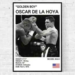 Oscar De La Hoya Boxing Poster Semi-Gloss Art Print - thumbnail 3