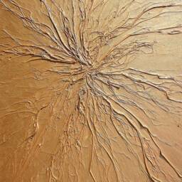 Textured Organic Art On Canvas - Maize Plant, 40x30 cm - thumbnail 4