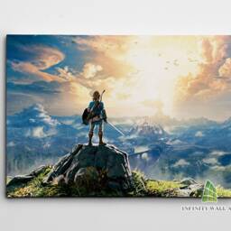 Legend Of Zelda Canvas Art Wall Children Kids Print Picture Gaming Home Decor -D182 - thumbnail 2