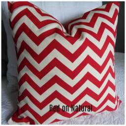 2 Pattern Color Choices.lipstick Red Chevron.pillow Cover.slipcover.toss Pillows.lumbar Pillows.holiday.farmhouse.independence Day.4Th July - thumbnail 1