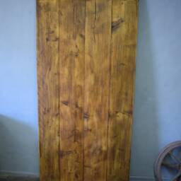 Reclaimed Scaffold Board Desk Top, Bread Ends, 4 Boards - 85cm Wide - thumbnail 3