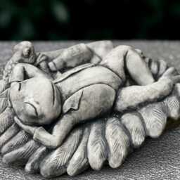 Laying Frog Sculpture Concrete Statue Relaxing Figurine Frog Lover Gift Handmade Decoration Yard Art Garden & Home Ornament - thumbnail 4