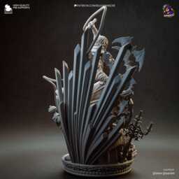 Castle Bane - Vampire Hunter Gothic Warrior Richter Belmont Resin Figure 16K - thumbnail 4