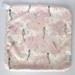Mermaid Lovey, Security Blanket, New Mom, Newborn Gift, Baby Girl Nursery, Room, Blanket - thumbnail 2