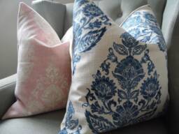 Floral Cotton Slub Pillow Cover Covington Farmhouse Toss - thumbnail 1