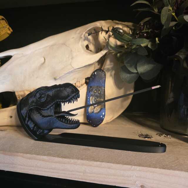 Tyrannosaurus Rex Incense Holder - T-Rex Dinosaur-3D Printed - image 1