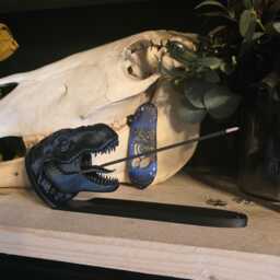 Tyrannosaurus Rex Incense Holder - T-Rex Dinosaur-3D Printed - thumbnail 1