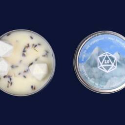 Mountain Peak D&d Candle - Dnd Handmade Soy Wax Rpg Fantasy Gift Idea For Him Or Her Dungeons & Dragons - thumbnail 2