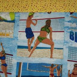 Beach Volleyball Standard Pillowcase - thumbnail 2