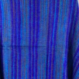 Blue Cosy Blanket 4 Parties Festivals & Snuggling. Soft, Warm & Lightweight Shawl Scarf Throw - thumbnail 3