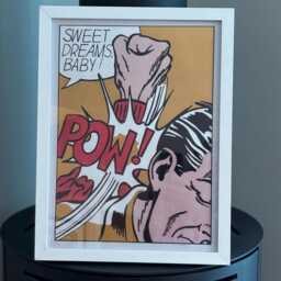 Roy Lichtenstein Pow Sweet Dreams Baby Print Framed White - thumbnail 2