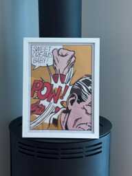 Roy Lichtenstein Pow Sweet Dreams Baby Print Framed White - thumbnail 1