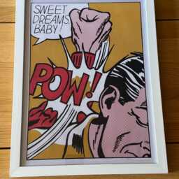 Roy Lichtenstein Pow Sweet Dreams Baby Print Framed White - thumbnail 3