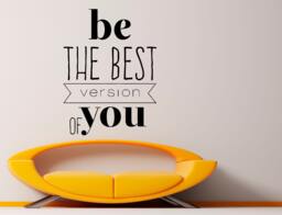 Quote Wall Vinyl Motivation Decal Be The Best Version Of You Stickers Art Decor - 9Quo5 - thumbnail 1