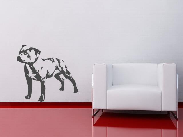 Staffordshire Bull Terrier Wall Decal Sticker Decorative Staffie Staffy - image 1