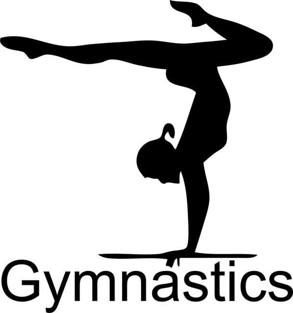 Female Gymnastics Printable Wall Art