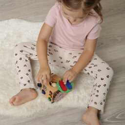 Busy Cube For Baby - Toddler Travel Busy Board Educational Toy Activity Box 2 Year Old Gift Montessori Wooden - thumbnail 4