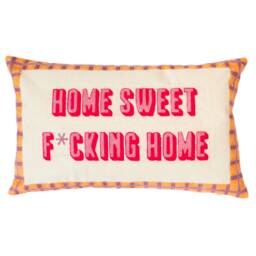 Home Sweet Fcking - Needlepoint Slogan Cushion